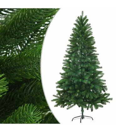 vidaXL Artificial Pre-lit Christmas Tree with Ball Set 150 cm Green