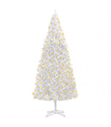 vidaXL Artificial Pre-lit Christmas Tree 400 cm White