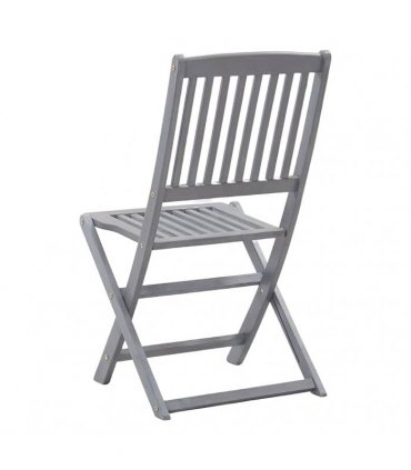 vidaXL Folding Chairs 8 pcs Solid Acacia Wood