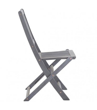 vidaXL Folding Chairs 8 pcs Solid Acacia Wood