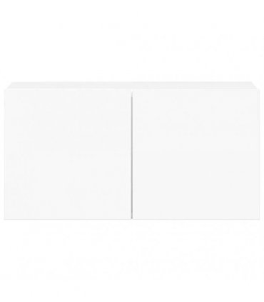 vidaXL 5 Piece TV Cabinet Set White Engineered Wood