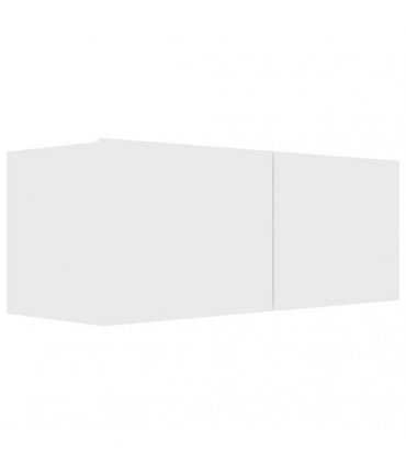 vidaXL 8 Piece TV Cabinet Set White Engineered Wood