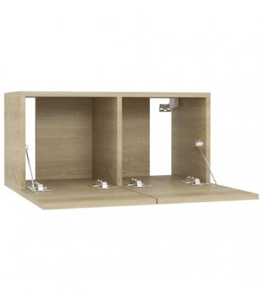 vidaXL 5 Piece TV Cabinet Set Sonoma Oak Engineered Wood