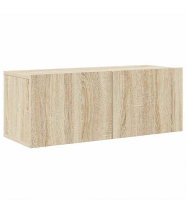vidaXL 8 Piece TV Cabinet Set Sonoma Oak Engineered Wood