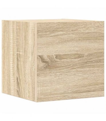 vidaXL 10 Piece TV Cabinet Set Sonoma Oak Engineered Wood