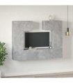 vidaXL 6 Piece TV Cabinet Set Concrete Grey Engineered Wood