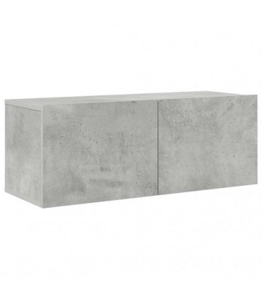 vidaXL 6 Piece TV Cabinet Set Concrete Grey Engineered Wood