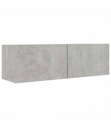 vidaXL 4 Piece TV Cabinet Set Concrete Grey Engineered Wood