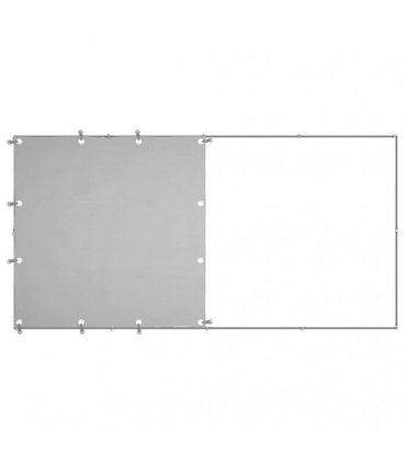 vidaXL Dog Kennel Silver 2,42 m² Steel