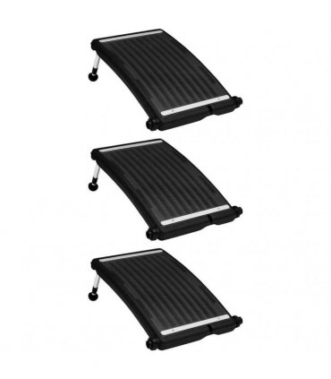 vidaXL Curved Pool Solar Heating Panels 3 pcs 72,5x46 cm