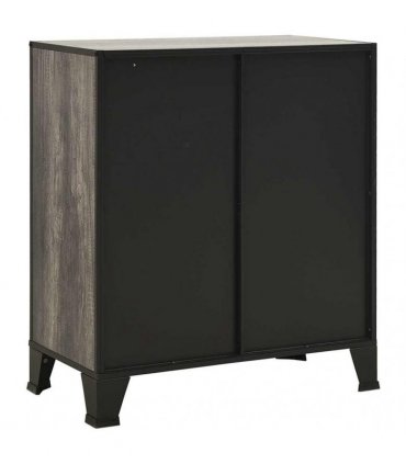 vidaXL Storage Cabinets 2 pcs Grey 72x36x82 cm Metal and MDF