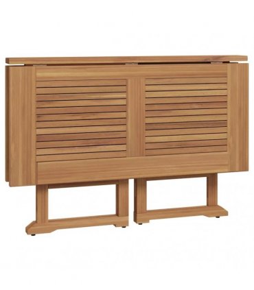 vidaXL 5 Piece Folding Outdoor Dining Set Solid Wood Teak