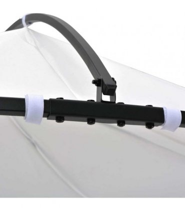 vidaXL Gazebo 300x290 cm White Round