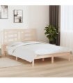 vidaXL Bed Frame without Mattress 150x200 cm Solid Wood Pine
