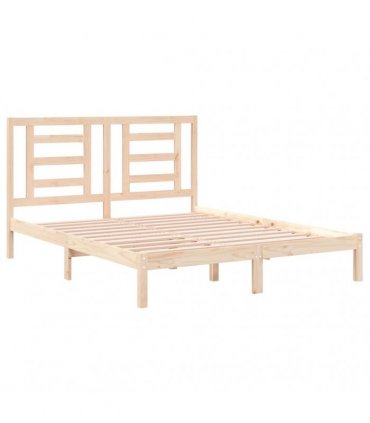 vidaXL Bed Frame without Mattress 150x200 cm Solid Wood Pine
