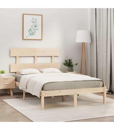 vidaXL Bed Frame without Mattress 140x200 cm Solid Wood