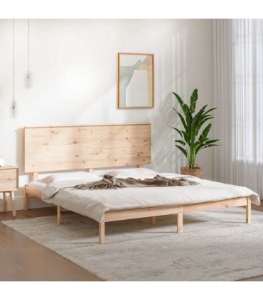 vidaXL Bed Frame without Mattress 150x200 cm Solid Wood