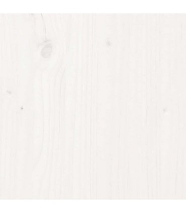 vidaXL Bed Frame without Mattress White 135x190 cm Solid Wood
