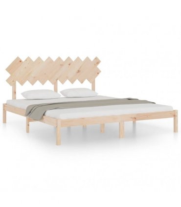 vidaXL Bed Frame without Mattress 180x200 cm Solid Wood