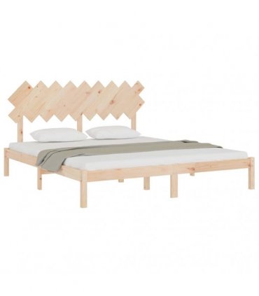vidaXL Bed Frame without Mattress 180x200 cm Solid Wood