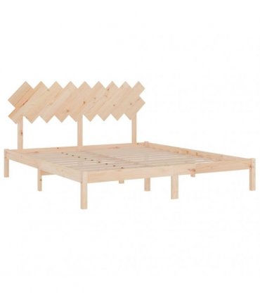 vidaXL Bed Frame without Mattress 180x200 cm Solid Wood