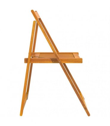 vidaXL Folding Chairs 6 pcs Solid Wood Acacia