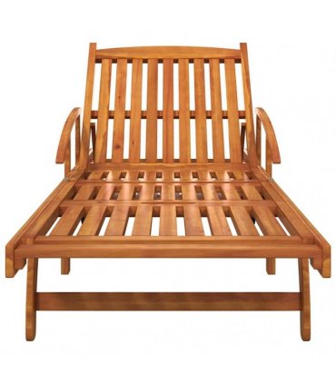 vidaXL Sun Loungers 2 pcs Solid Wood Acacia