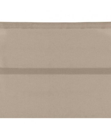 vidaXL Sun Lounger Textilene and Aluminium Cream