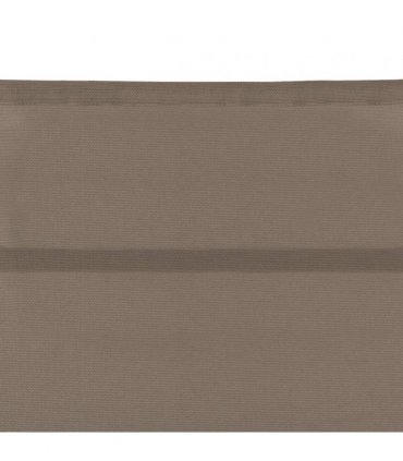 vidaXL Sun Lounger Textilene and Aluminium Taupe