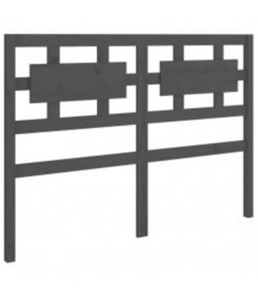 vidaXL Bed Frame without Mattress Grey 200x200 cm Solid Wood