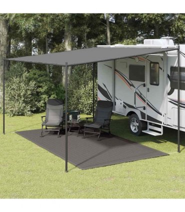 vidaXL Tent Carpet 200x400 cm Anthracite