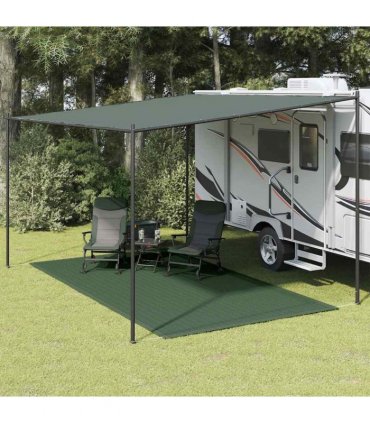 vidaXL Tent Carpet 250x350 cm Dark Green