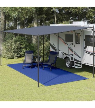 vidaXL Tent Carpet 250x550 cm Blue