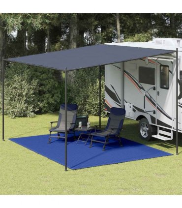 vidaXL Tent Carpet 300x400 cm Blue HDPE