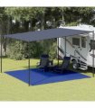vidaXL Tent Carpet 400x400 cm Blue HDPE