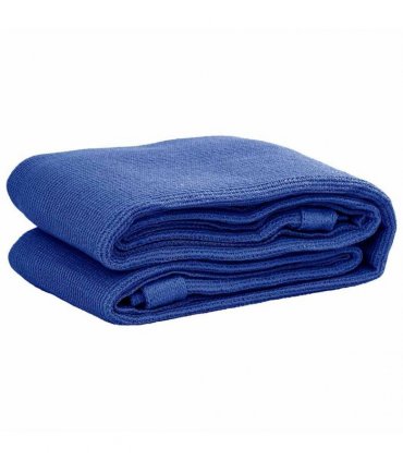vidaXL Tent Carpet 400x400 cm Blue HDPE