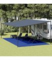 vidaXL Tent Carpet 400x600 cm Blue HDPE