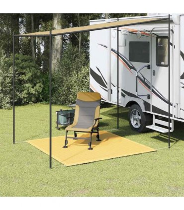 vidaXL Tent Carpet 200x200 cm Beige