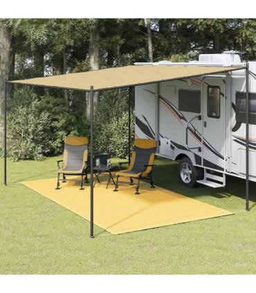 vidaXL Tent Carpet 250x450 cm Beige