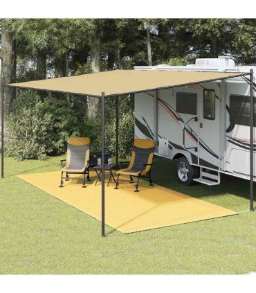 vidaXL Tent Carpet 250x500 cm Beige