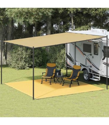 vidaXL Tent Carpet 400x400 cm Beige