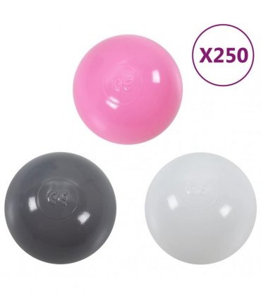 vidaXL Children Play Tent with 250 Balls Pink 102x102x82 cm
