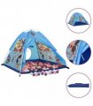 vidaXL Children Play Tent with 250 Balls Blue 120x120x90 cm