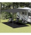 vidaXL Tent Carpet 300x600 cm Black