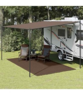 vidaXL Tent Carpet 250x400 cm Brown