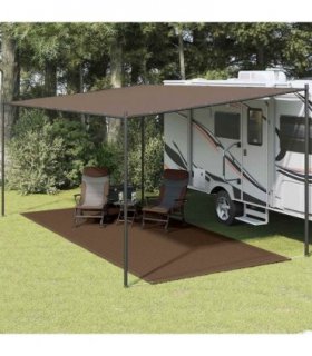 vidaXL Tent Carpet 250x500 cm Brown