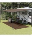 vidaXL Tent Carpet 250x500 cm Brown