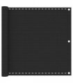 vidaXL Balcony Screen Anthracite 90x500 cm HDPE