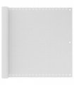 vidaXL Balcony Screen White 90x300 cm HDPE