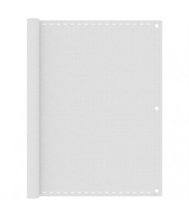vidaXL Balcony Screen White 120x300 cm HDPE